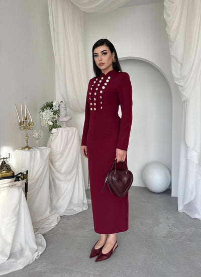 Gurea Düğme Detaylı Elbise