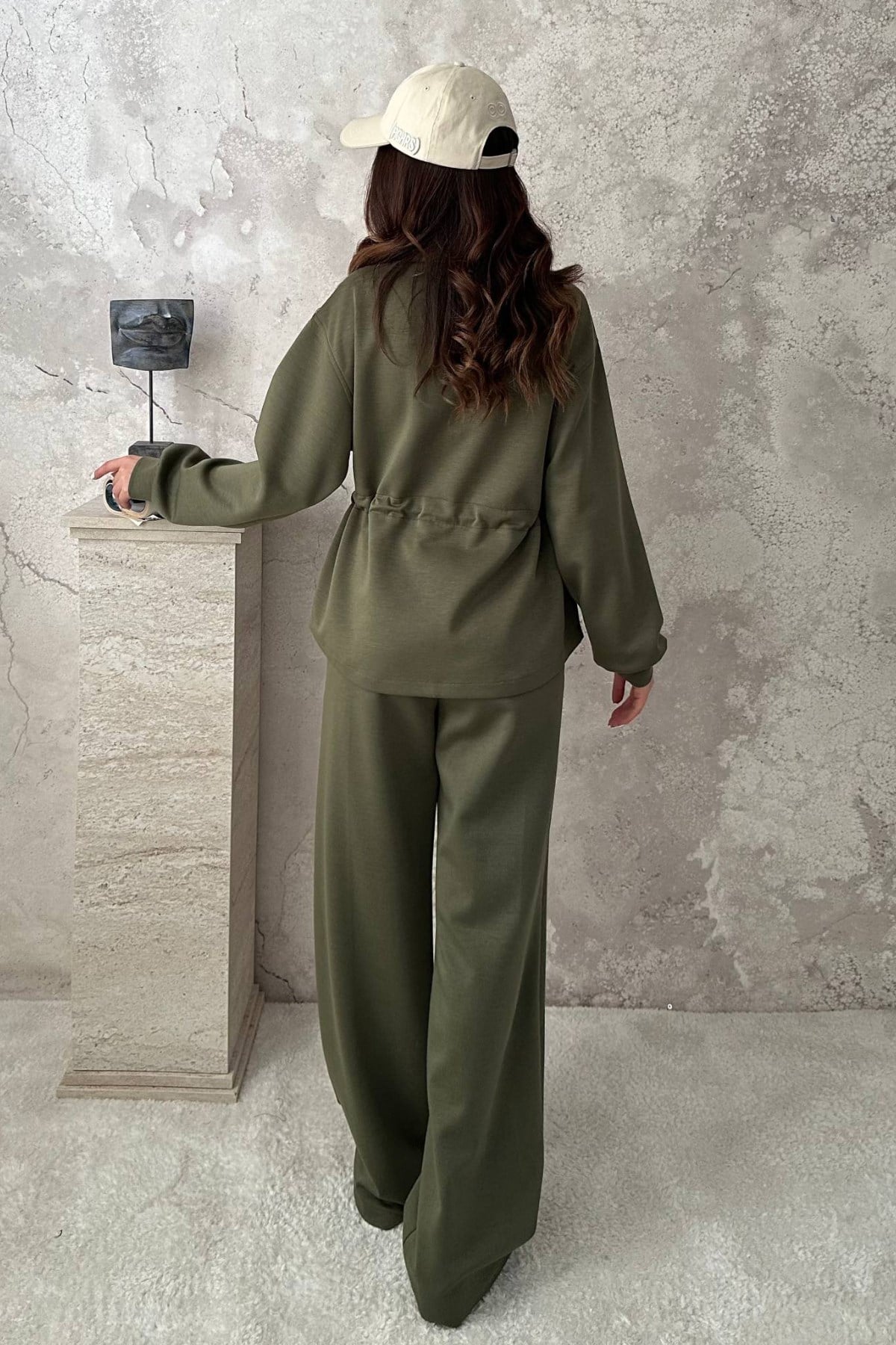 Khaki Two-Piece Set