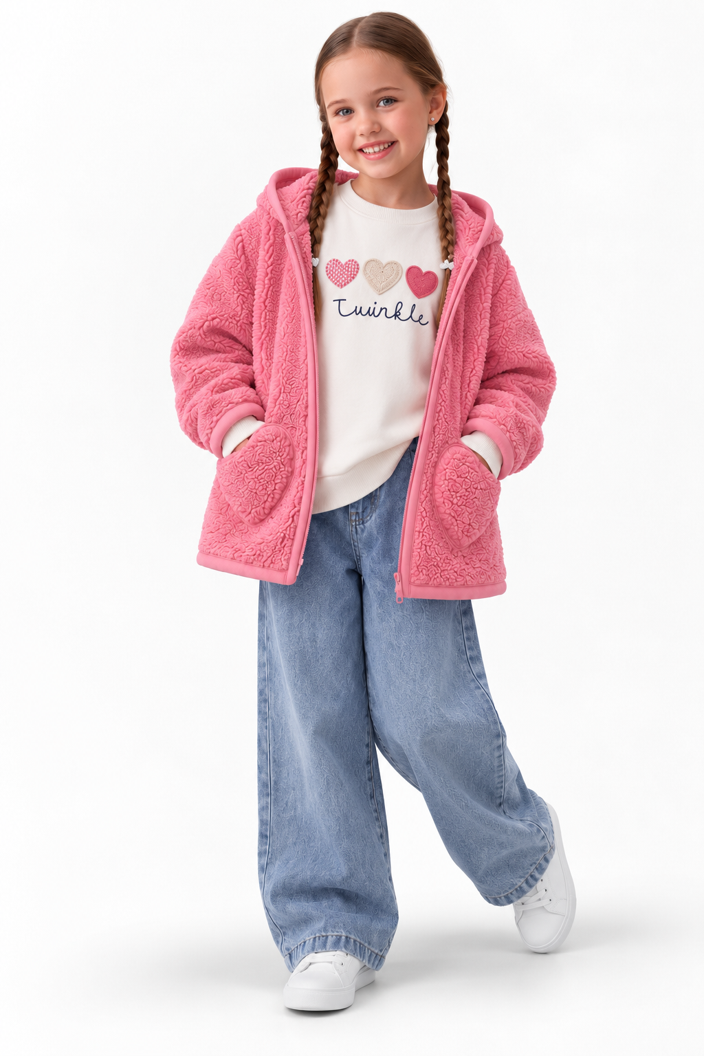 CARDIGAN FLEECE DIN MIEL 7-10 ANI LR-9146-R - Maro