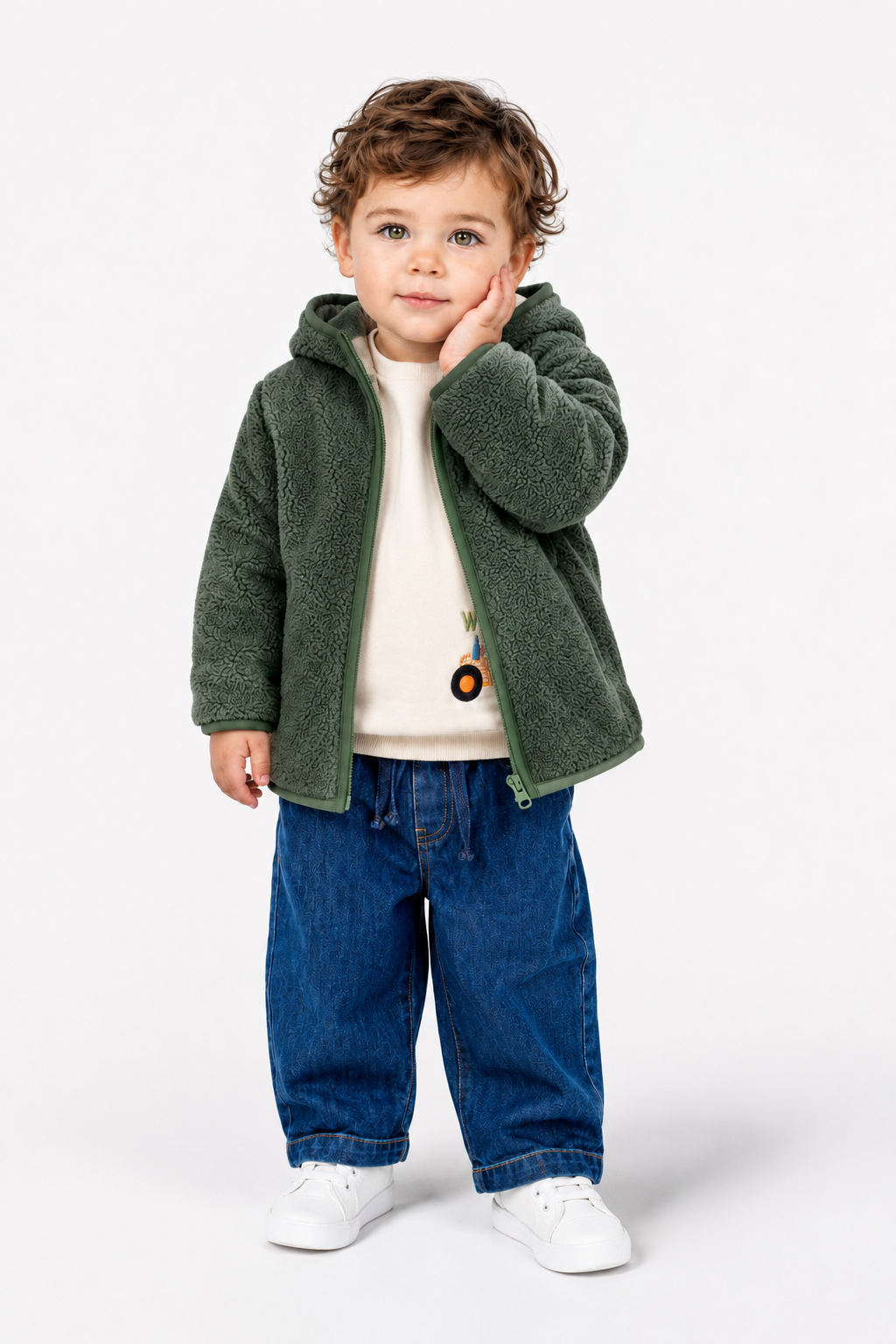 HIRKA 9-24 AY KUZU POLAR G-10126 - Haki