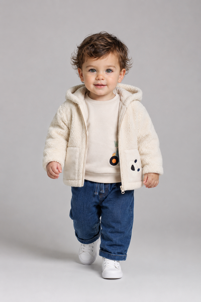 HIRKA   9-24 AY KUZU POLAR G-10136 - Kahve