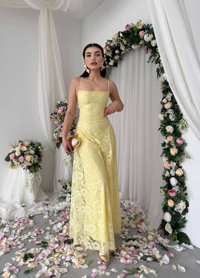 Husa Sırt Bağlamalı Elbise