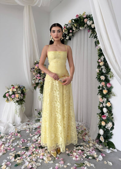 Husa Sırt Bağlamalı Elbise