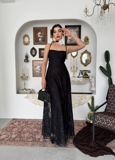 Rochie cu spatele legat Husa