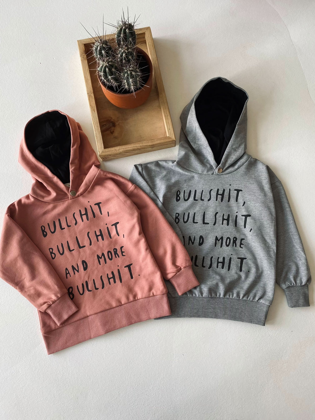 Çocuk Kapüşonlu Sweatshirt | 3–9 Yaş | RG Brand | RG1356 - PUDRA