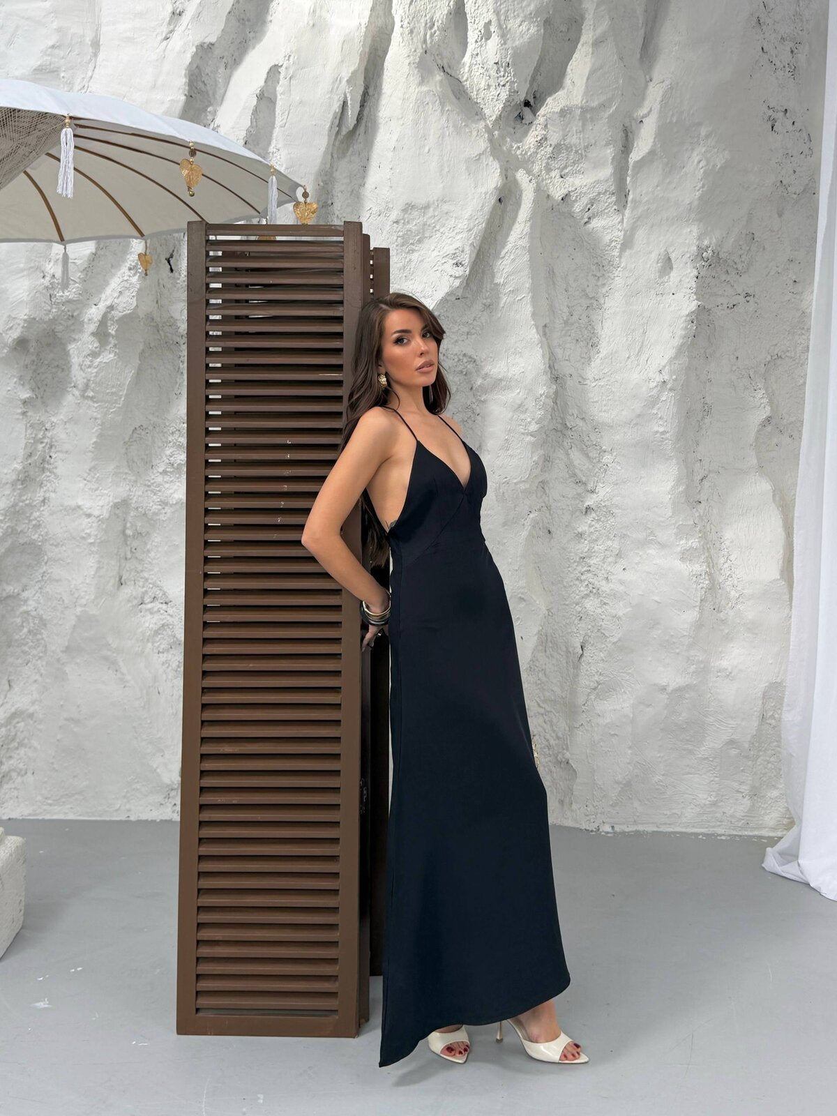 ROCHIE DE LUNGIME MAXIMĂ CU BRETELE