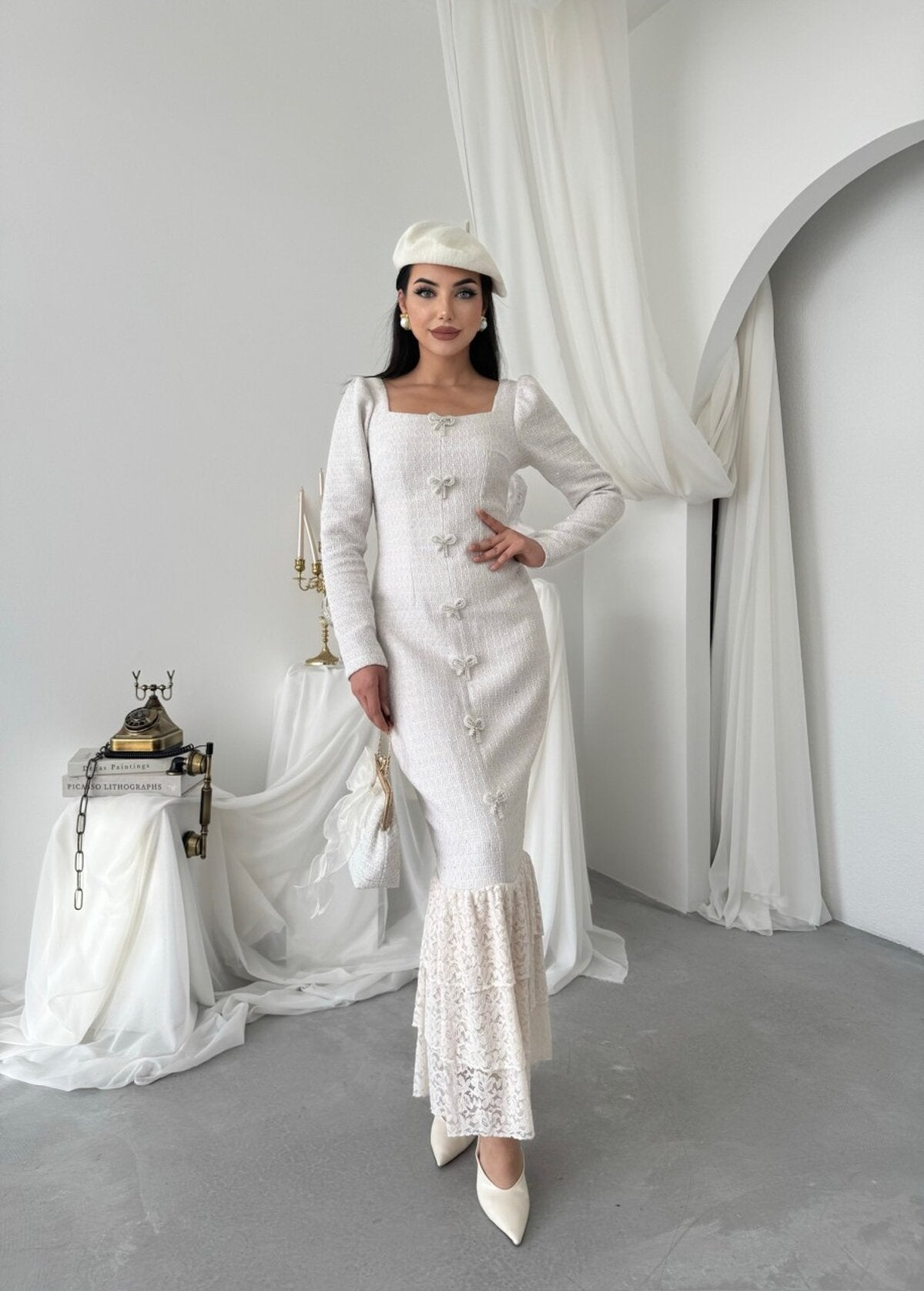 Rochie midi Junat