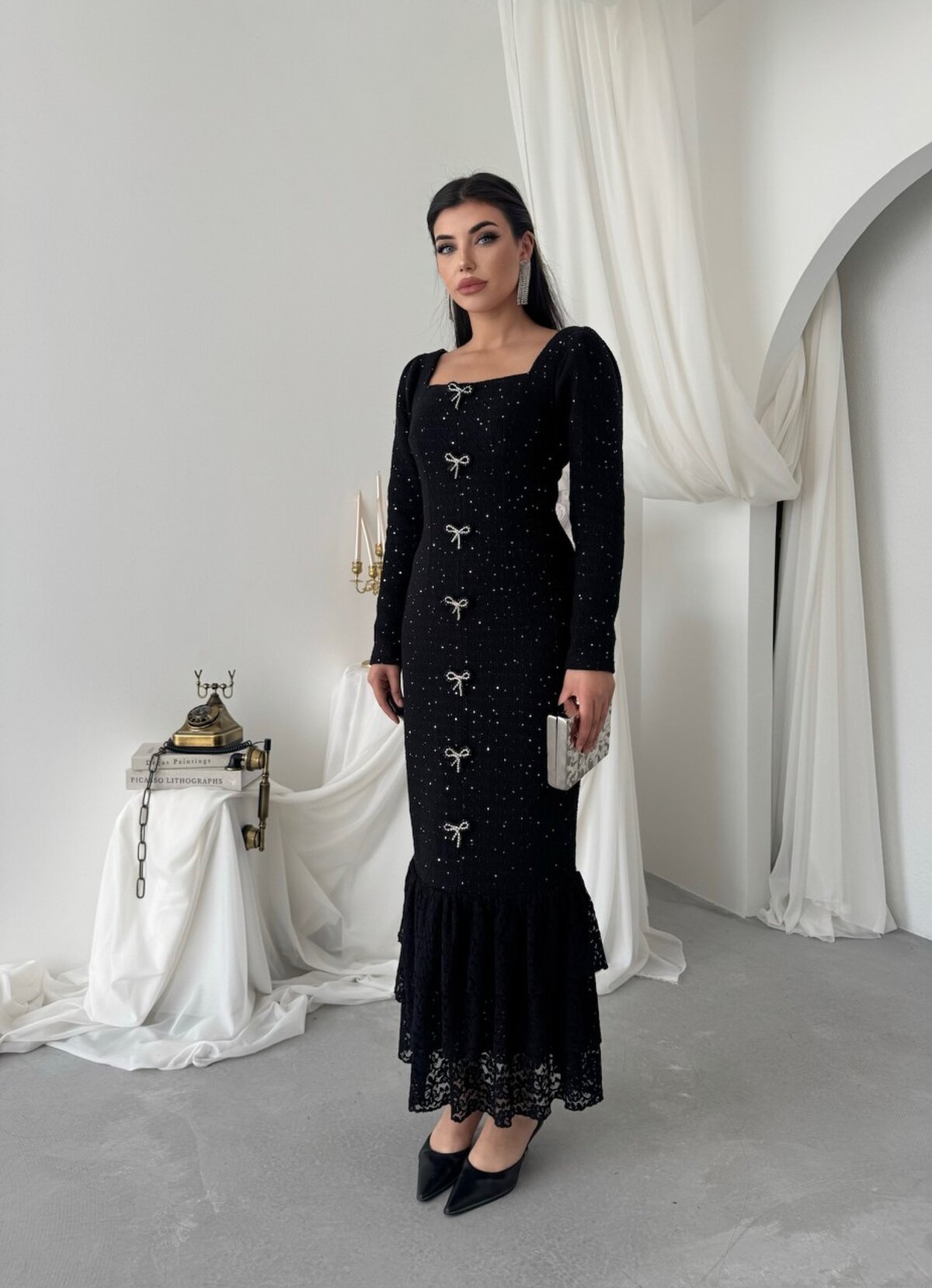 Rochie midi Junat