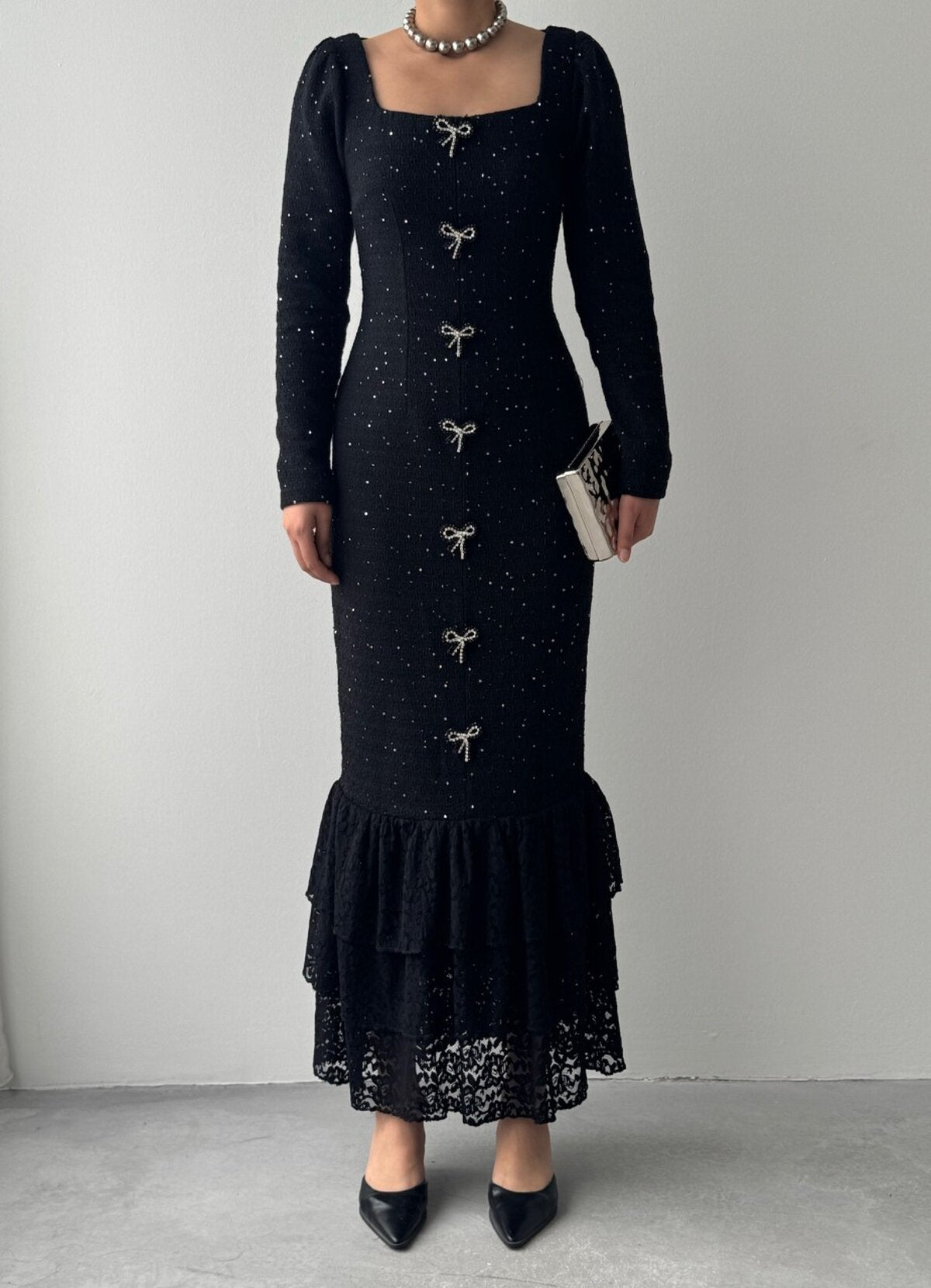 Junat Midi Elbise