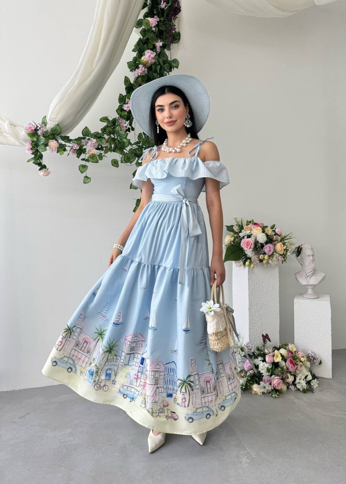 Rochie Junsa cu detalii la talie