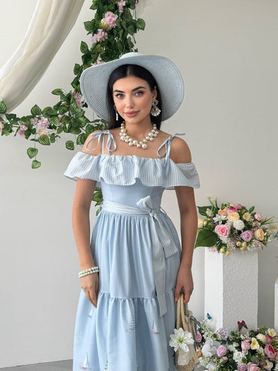 Rochie Junsa cu detalii la talie