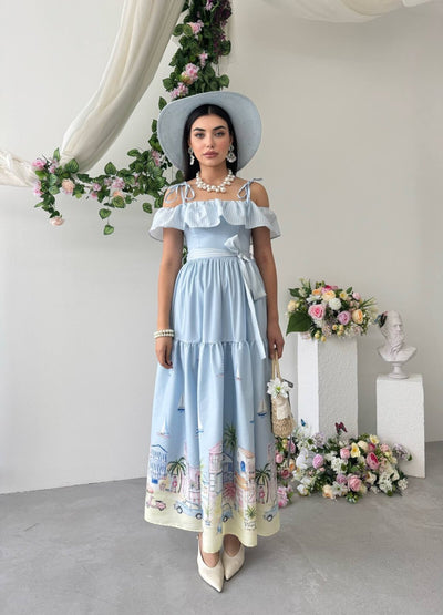 Rochie Junsa cu detalii la talie