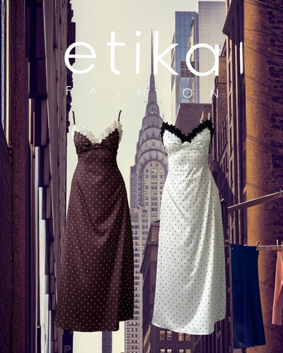 Jurs Güpür Dantel Detaylı Elbise