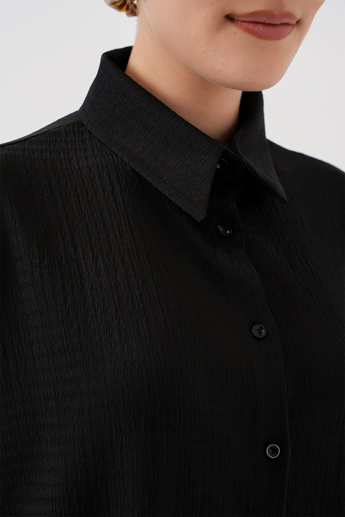 Set tricotat de modestie 6711 - Negru