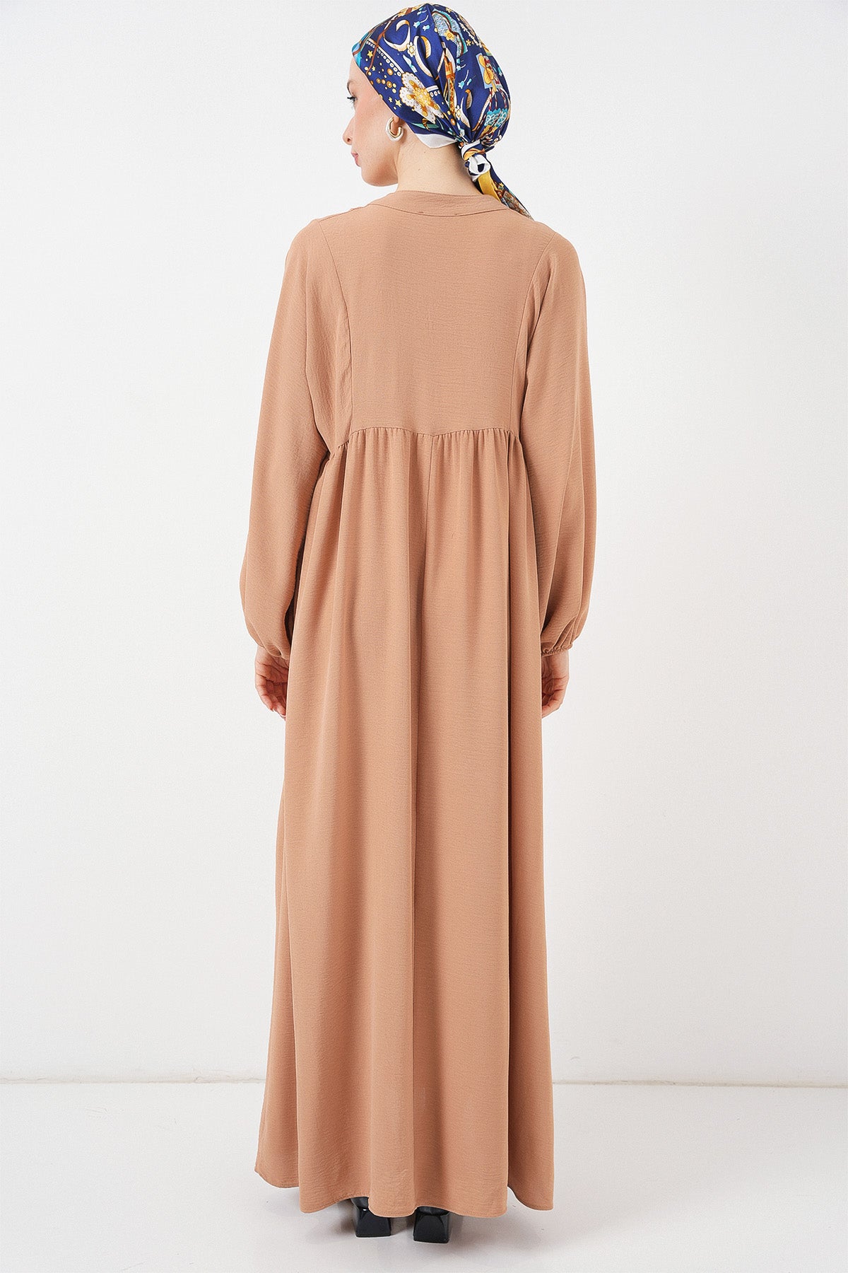 Rochie Lungă Tesettür 2525 - Bej