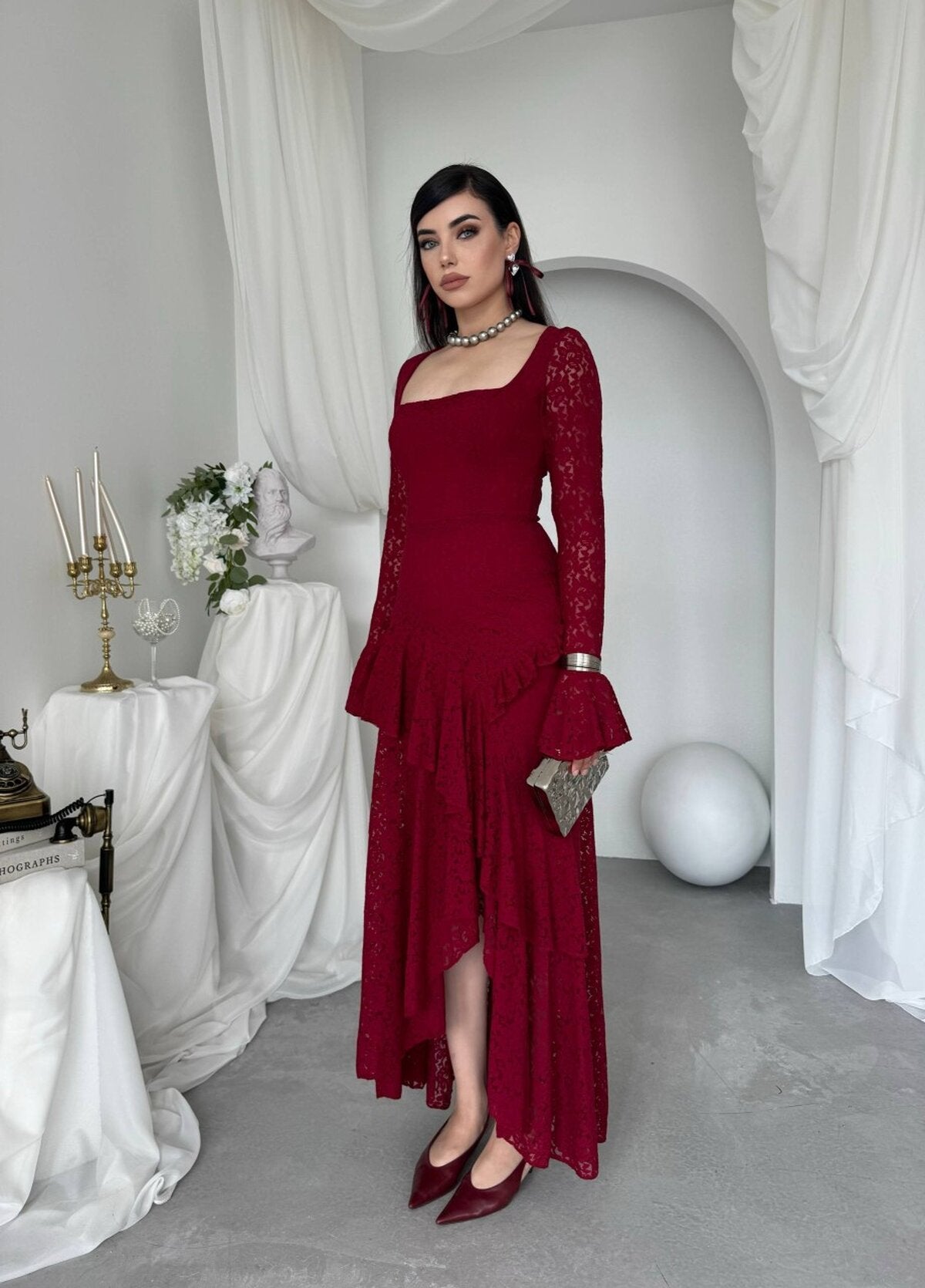 Kemun Midi Elbise