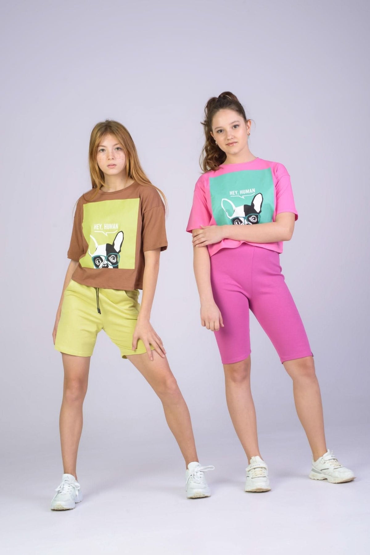 Kız Çocuk Baskılı Üst ve Alt Takım | 9–15 Yaş | RG Brand | RG3272 - BEYAZ