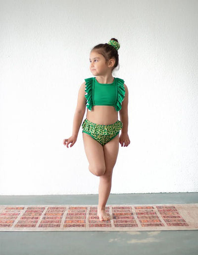 Kız Çocuk 2 Parça Bikini ve Saç Bandı | 3–9 Yaş | RG Brand | RG1467 - AHTAPOT