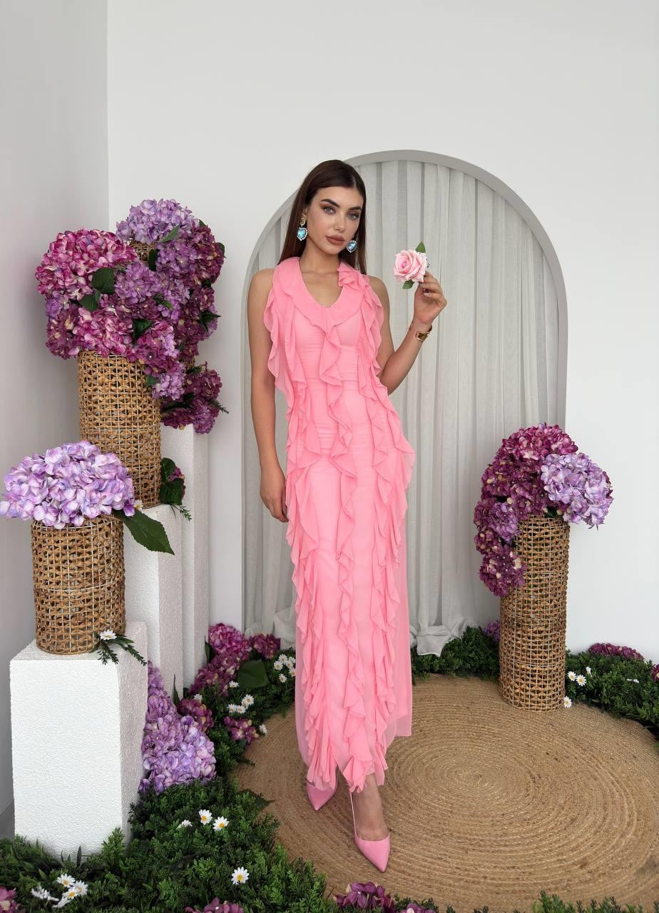 Rochie Lea cu volane