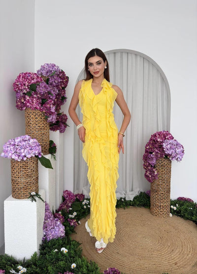 Rochie Lea cu volane