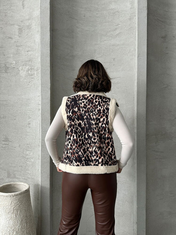 Vestă de pluș en-gros - Leopard D2