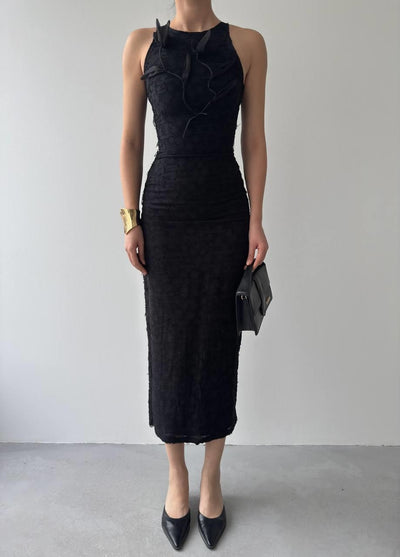 Rochie Lers cu detalii florale