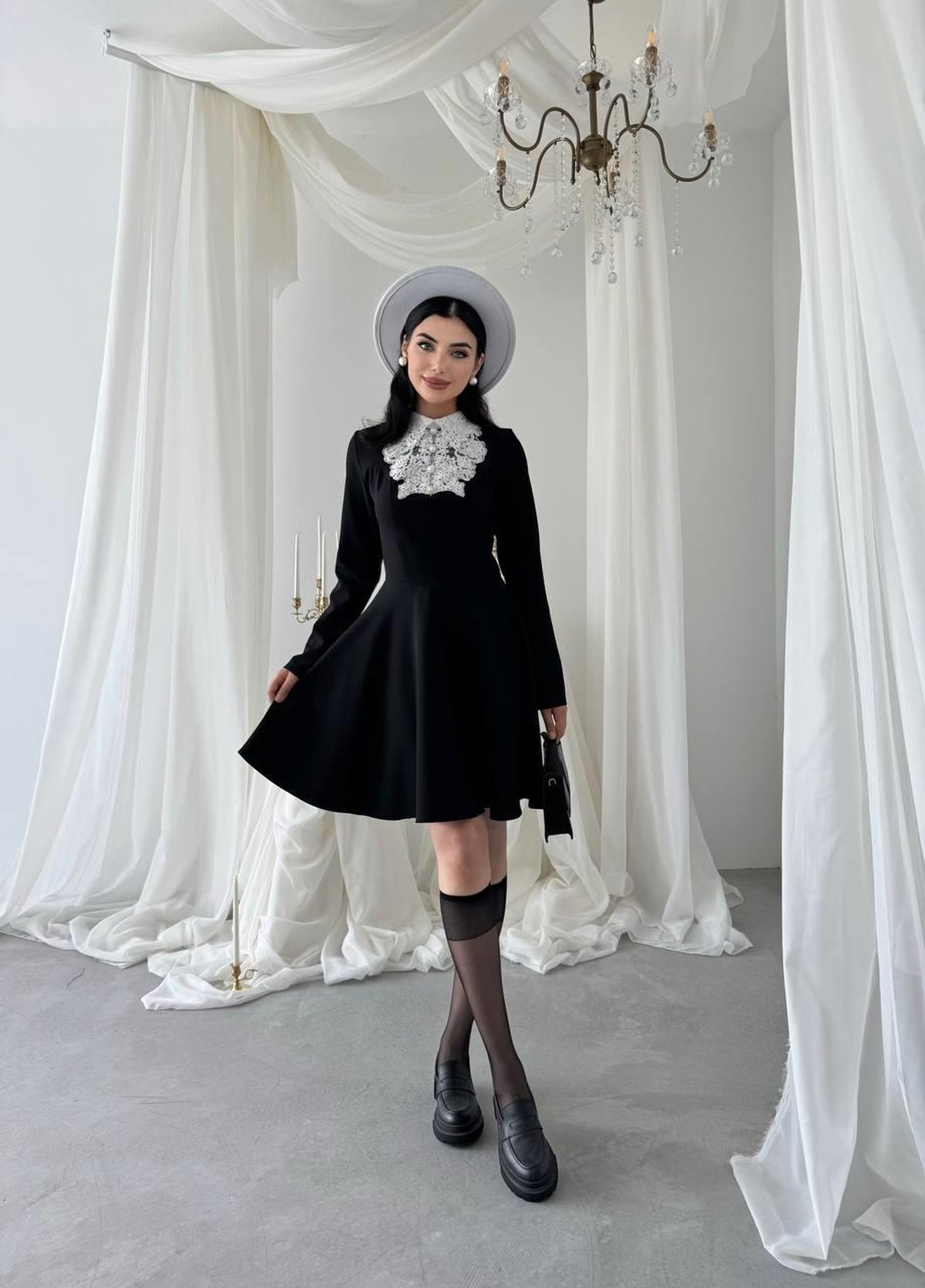 Rochie cu Detalii din Dantelă Leye