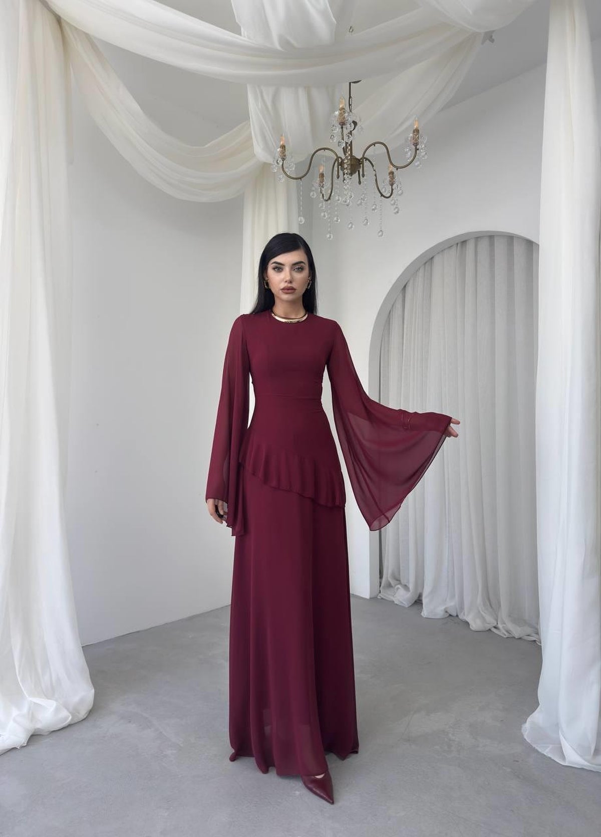 Rochie midi Linan