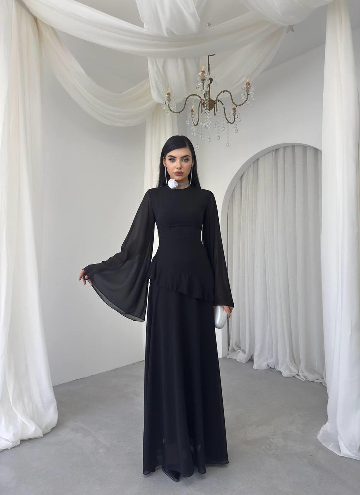 Linan Midi Elbise