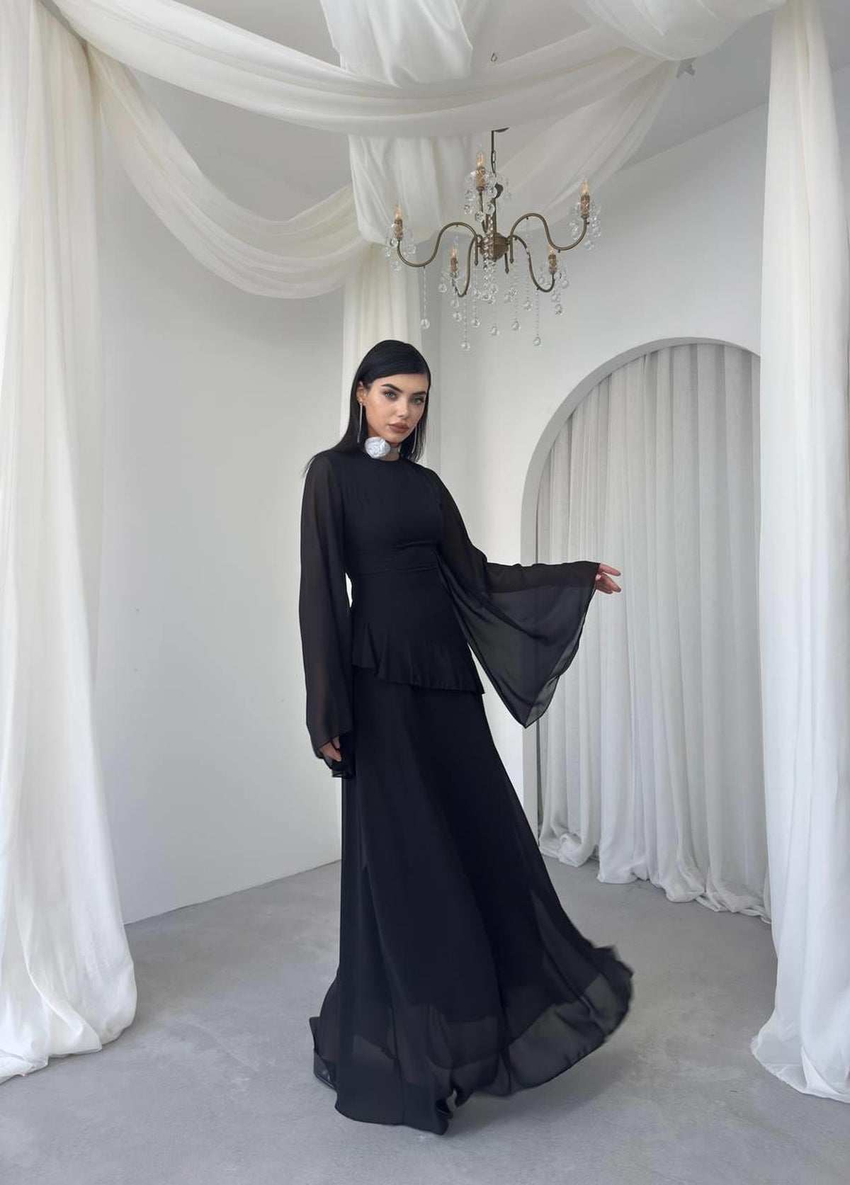 Linan Midi Elbise