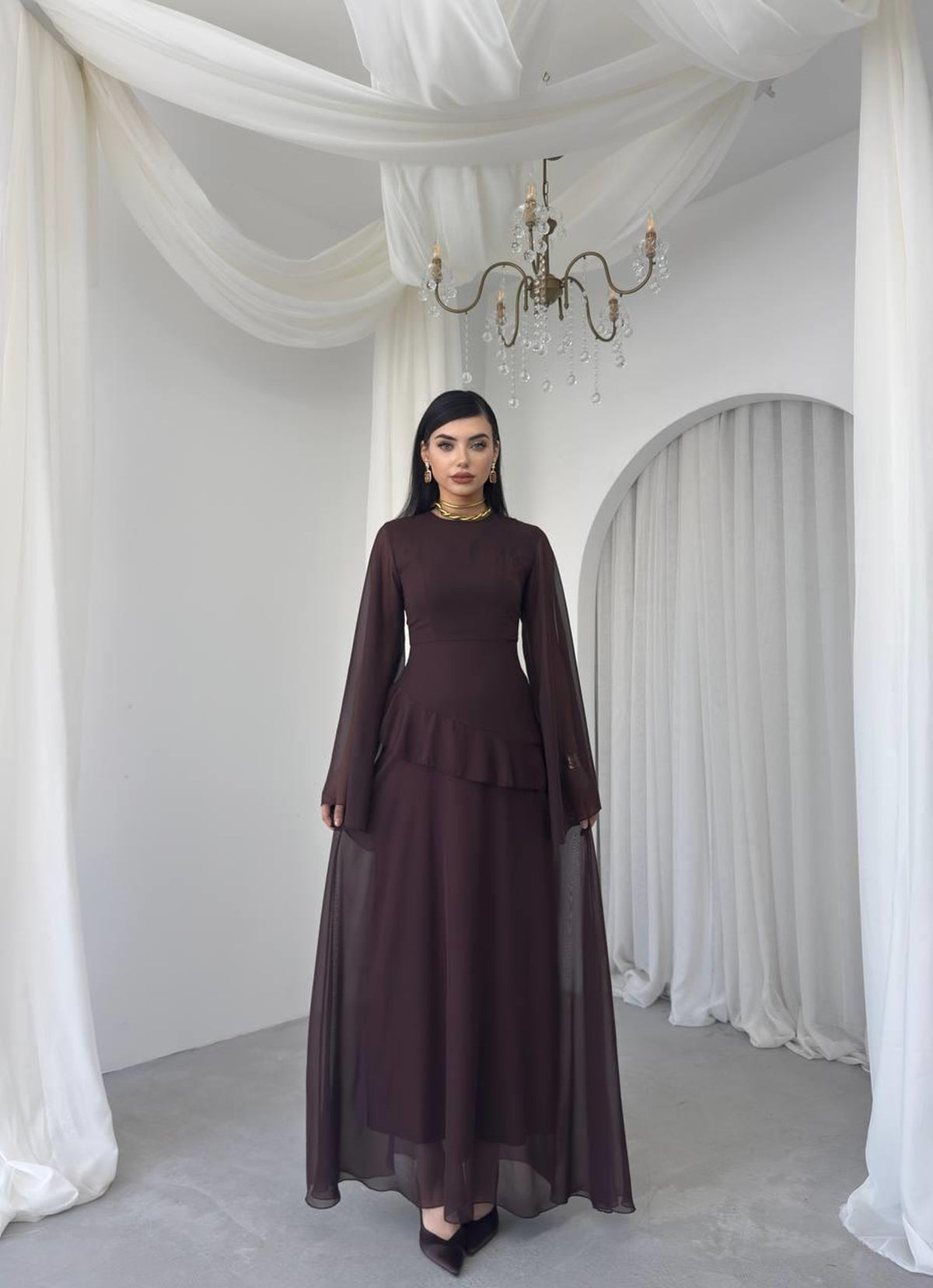 Rochie midi Linan