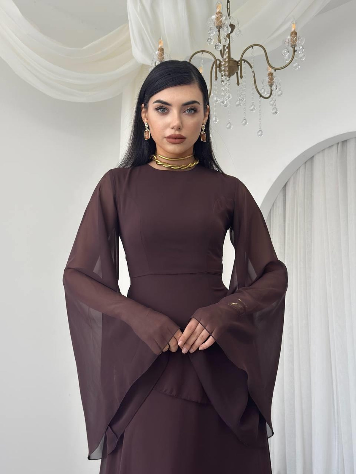 Linan Midi Elbise