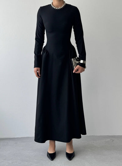 Loks Midi Elbise