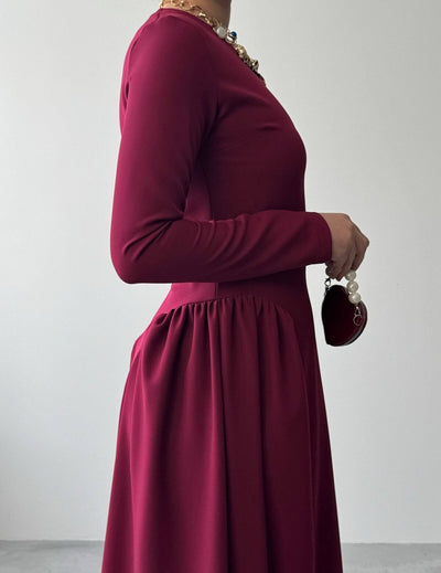 Loks Midi Elbise
