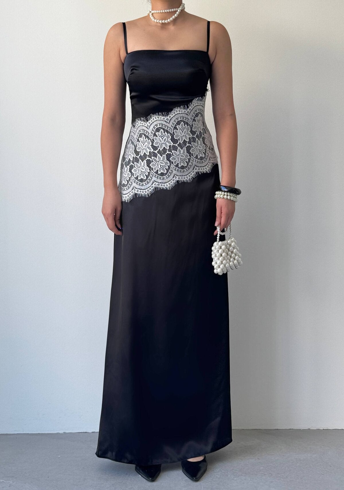 Lumes Paris Rochie cu detalii din dantelă