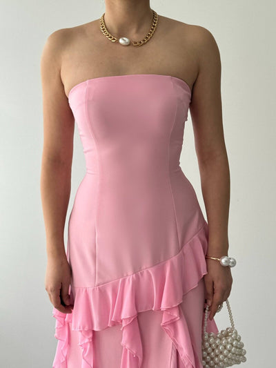 Rochie fără bretele Madel