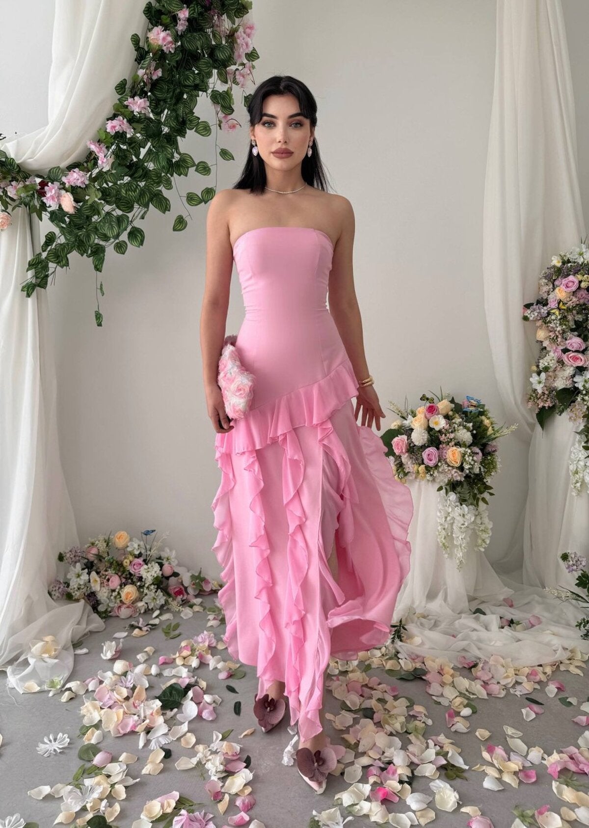 Rochie fără bretele Madel