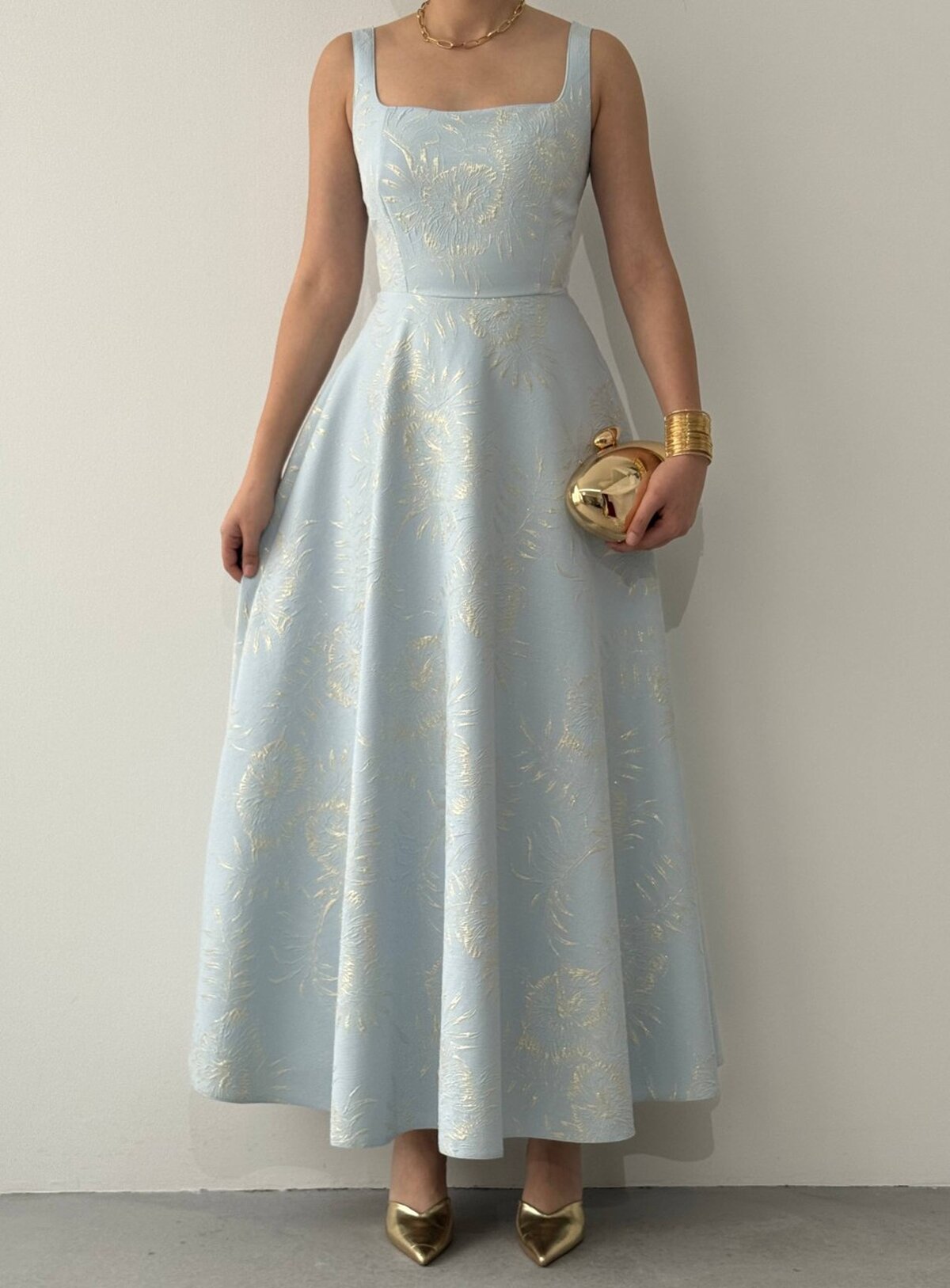 Rochie Midi Manșete
