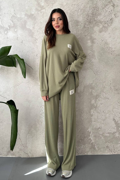Mint Salaş Sweat Ve Pantolon