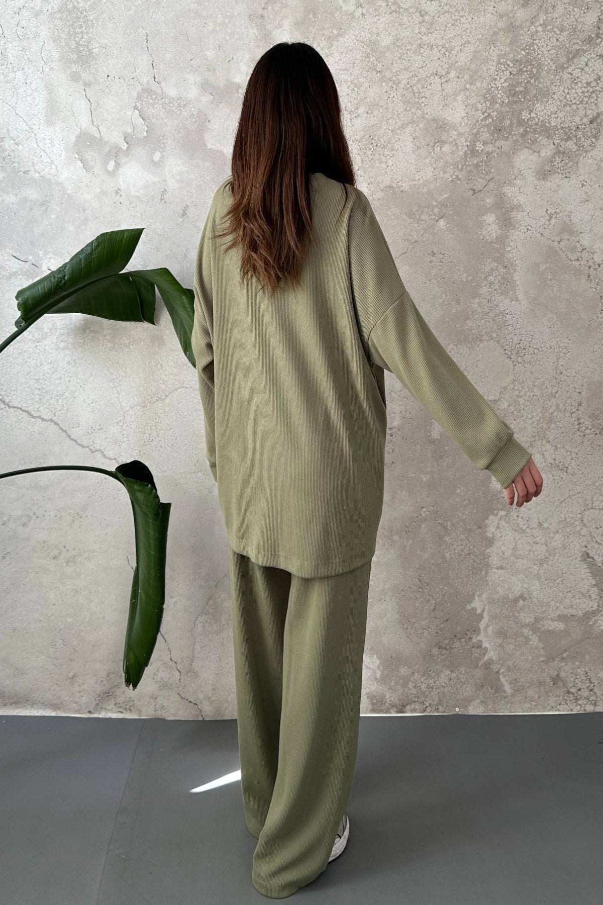 Mint Salaş Sweat Ve Pantolon
