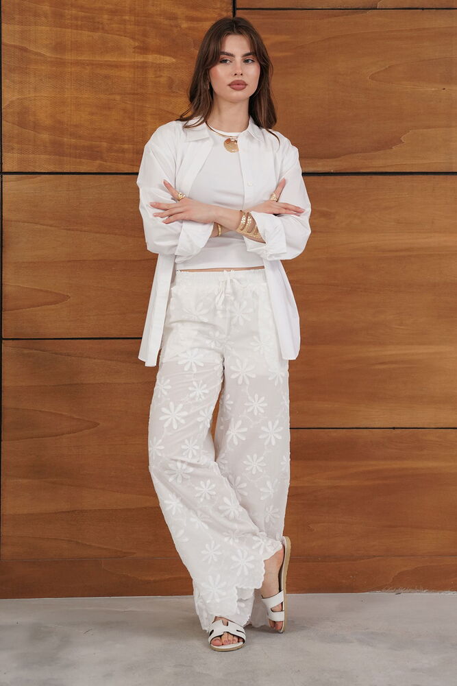 Embroidered Wholesale Pants - Stone | Topshow