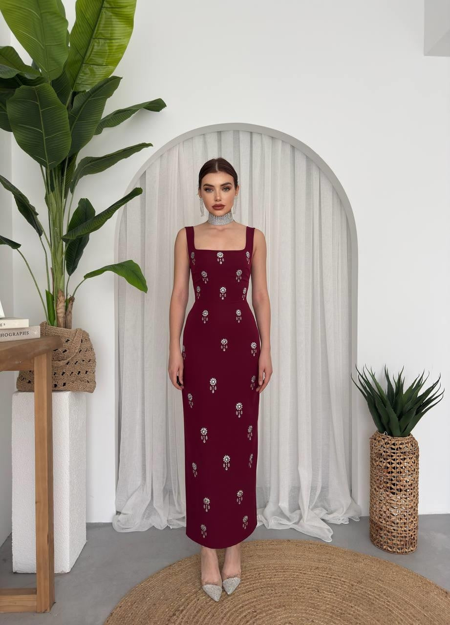 Rochie Ners cu detalii din piatră