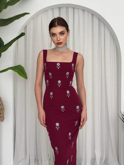 Rochie Ners cu detalii din piatră
