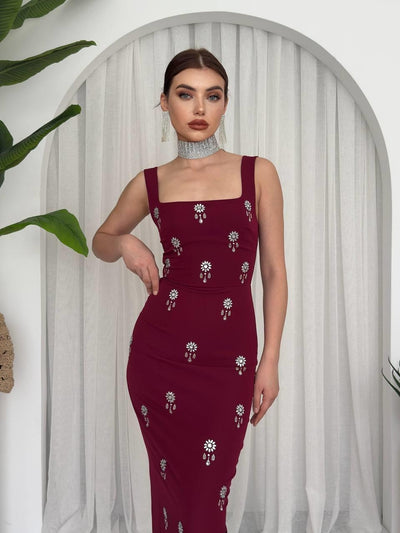 Rochie Ners cu detalii din piatră