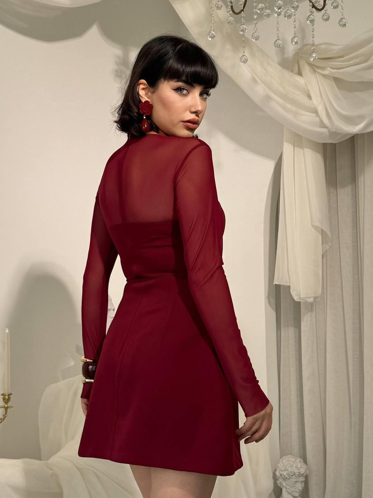 Rochie transparentă Nessa