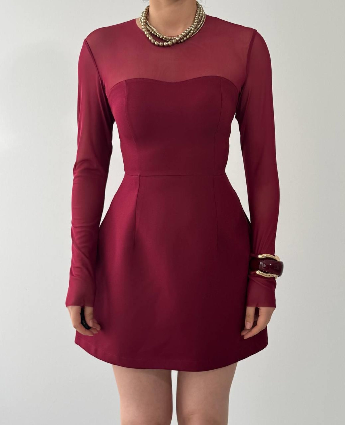 Rochie transparentă Nessa