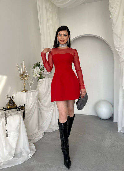 Nessa Transparan Elbise