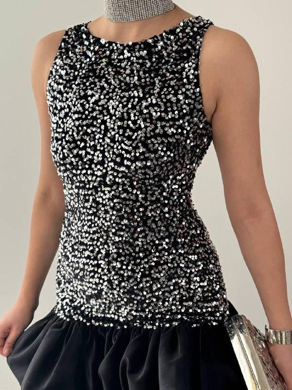 Nuvia Rochie cu paiete