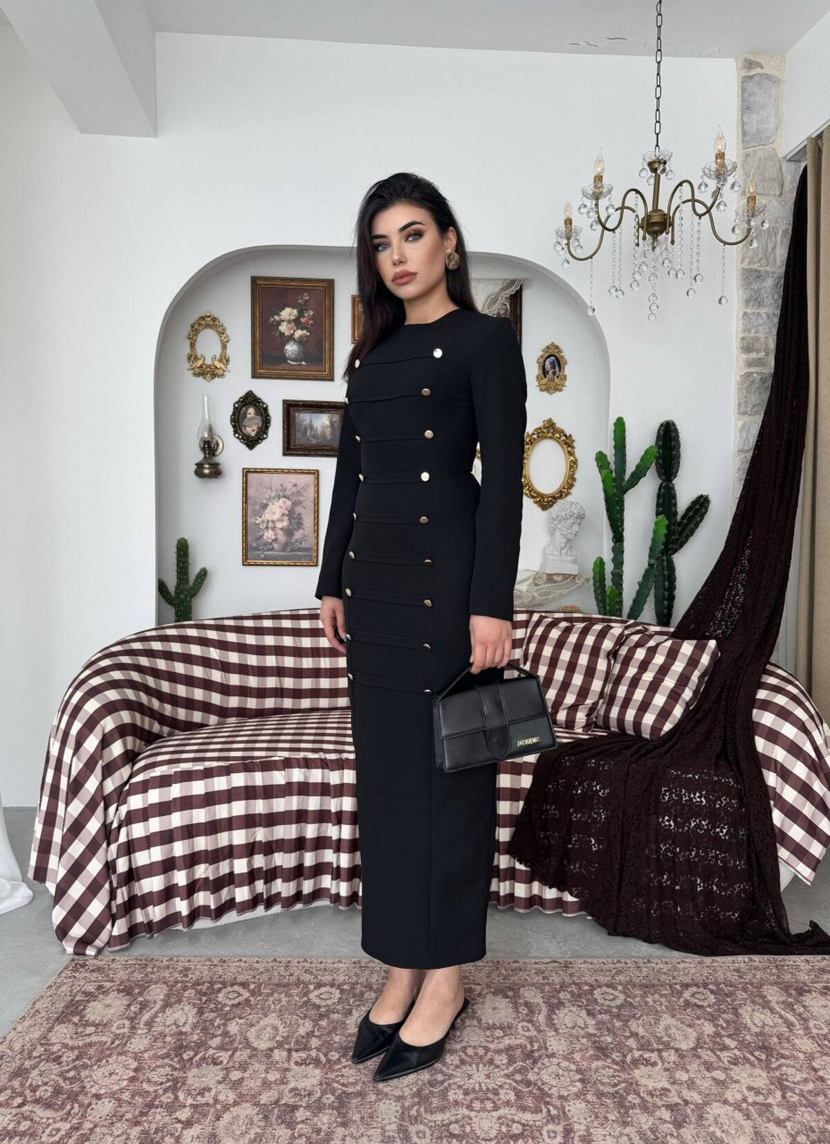 Rochie midi Nuye