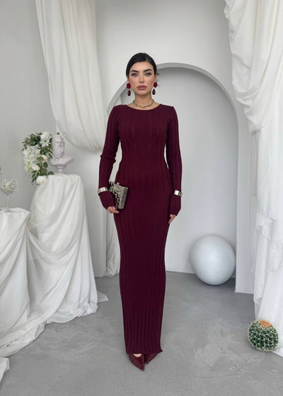Rochie Olersan cu nod la spate